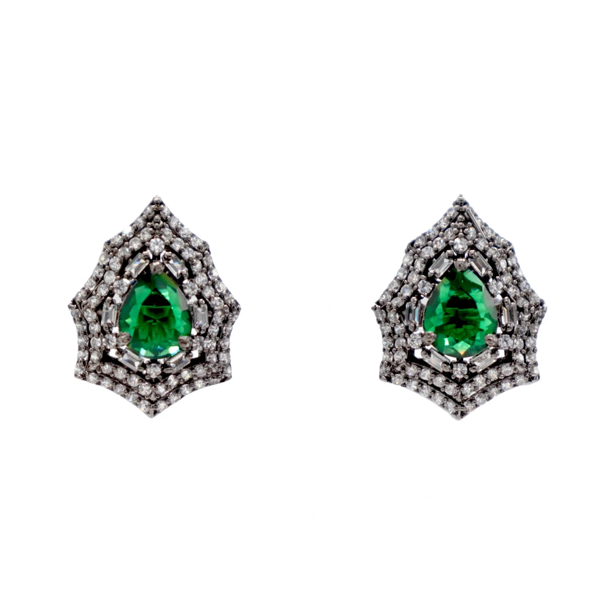 Pendientes Azacán Cromo Verde