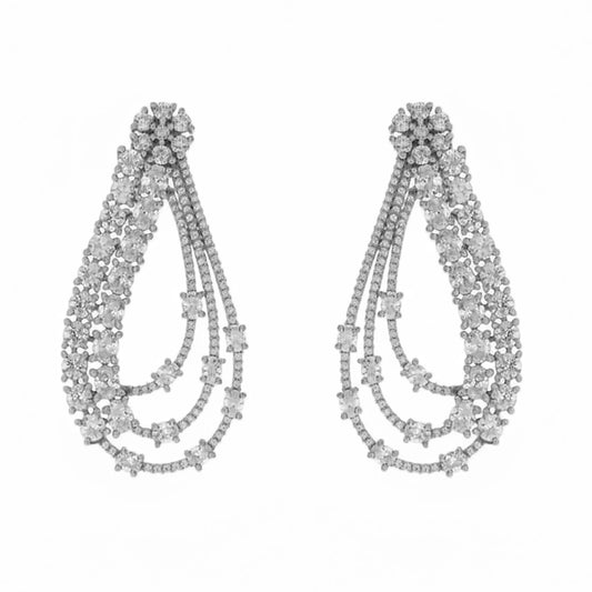 Pendientes Rocío Plata Shine