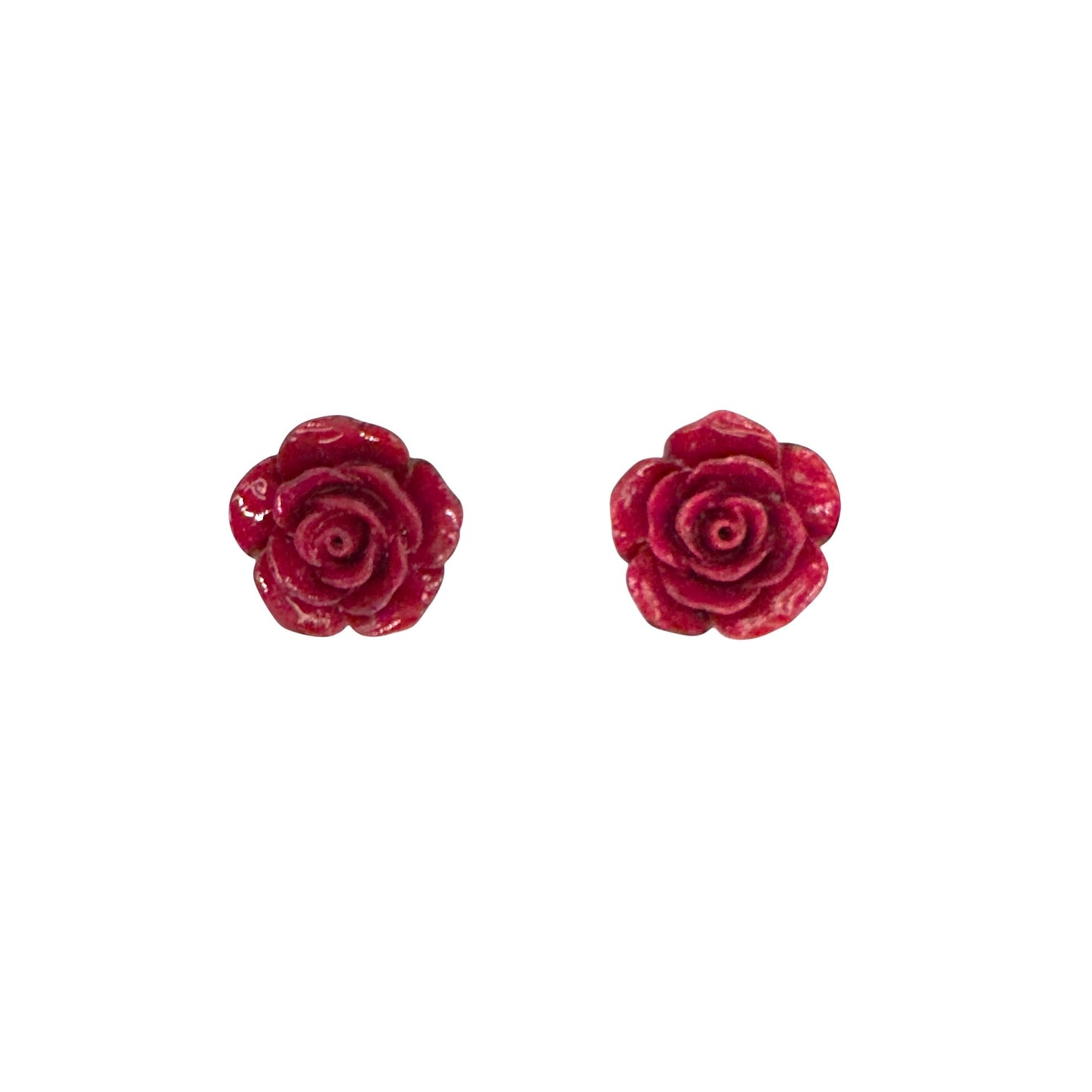 Pendientes Rosae Rojo