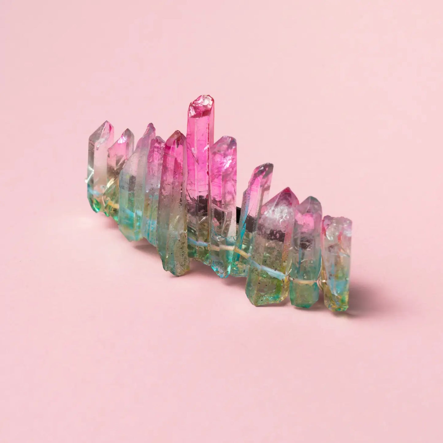 Pasador Prisma Cristales Fluorita