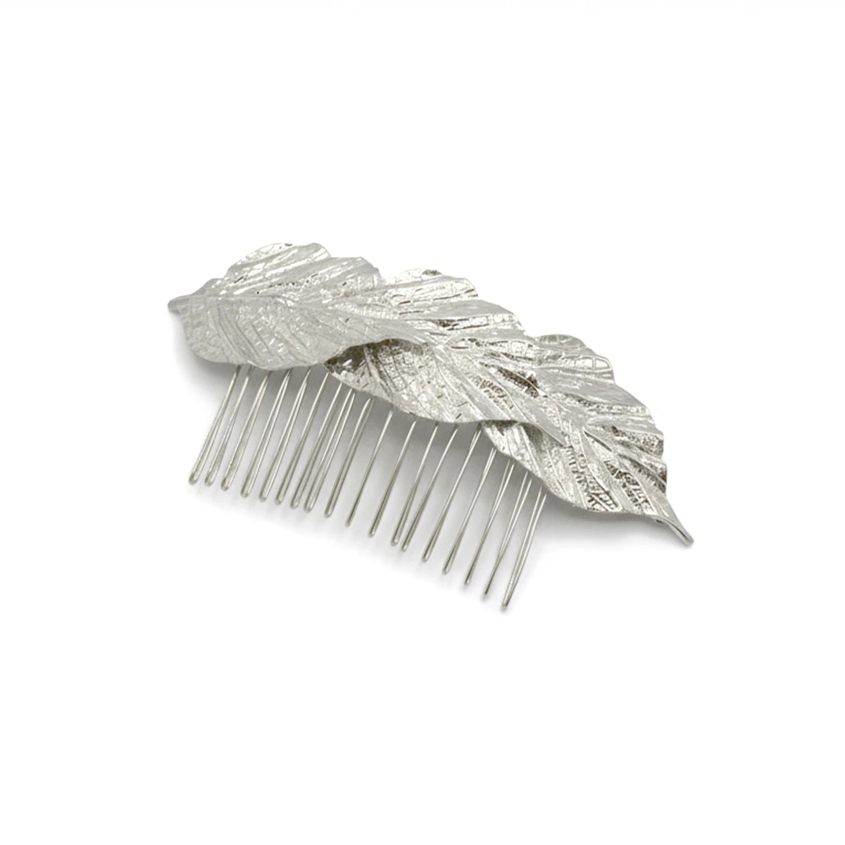 Peinecillo Grande 3 Hojas Selena Plata