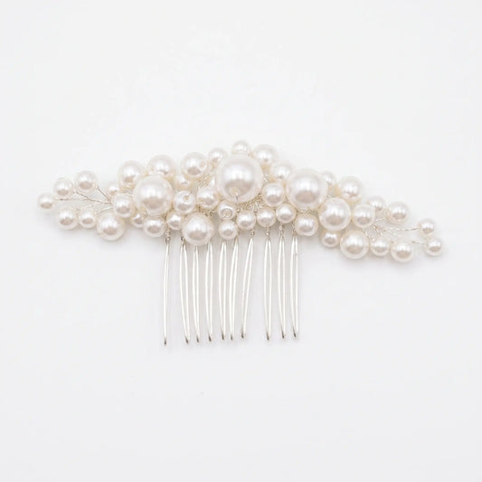 Peinecillo Perlas Anais Plata