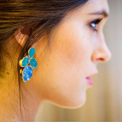 Pendientes Lirio Azules