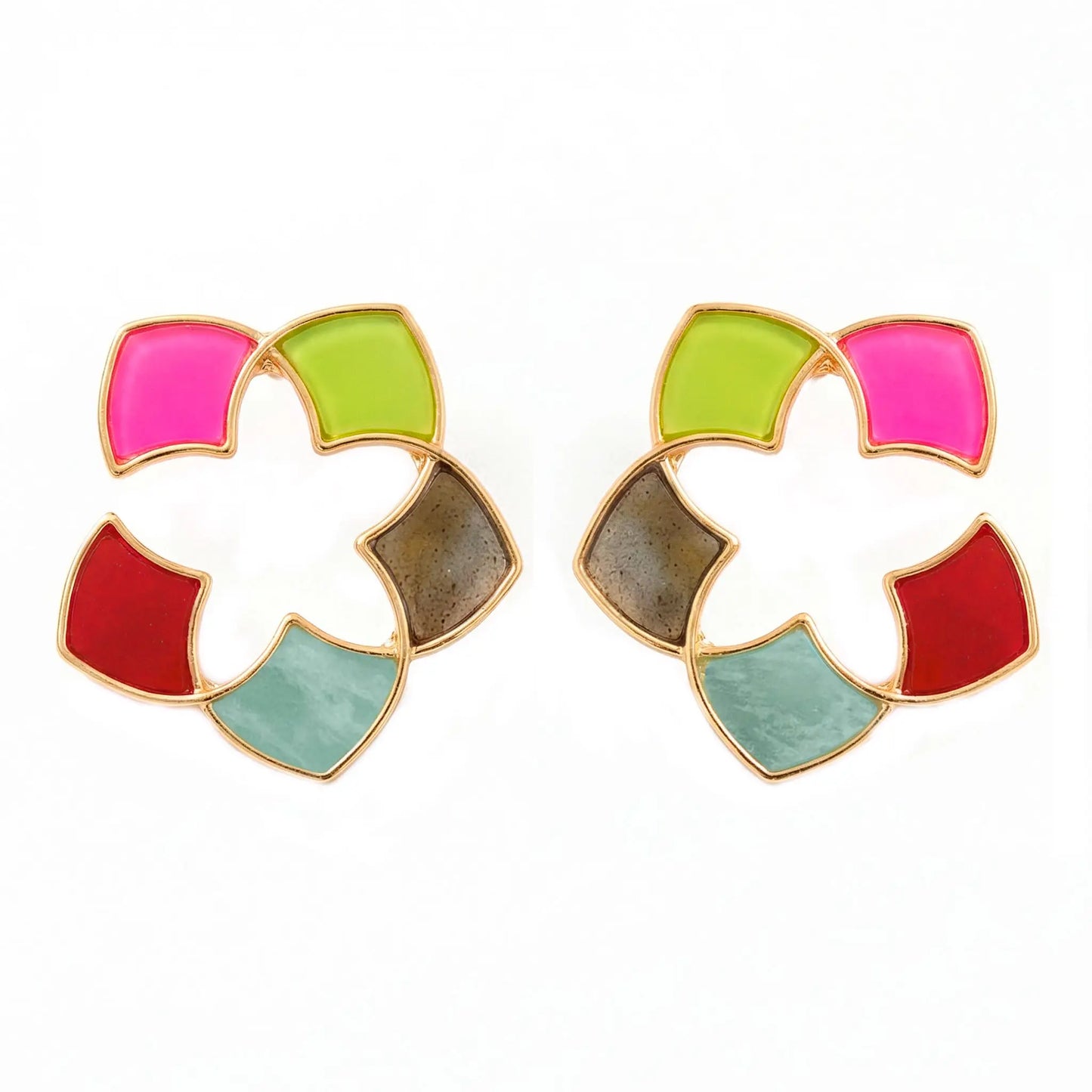 Pendientes Aghatta Multicolor
