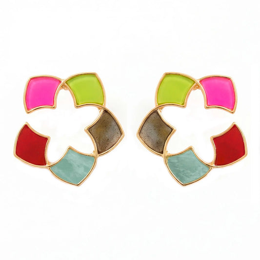 Pendientes Aghatta Multicolor