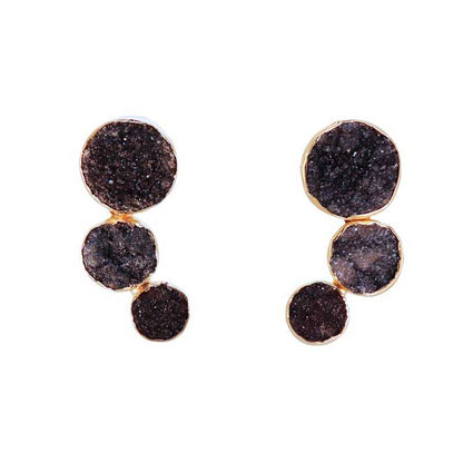 Pendientes Amiran Negro