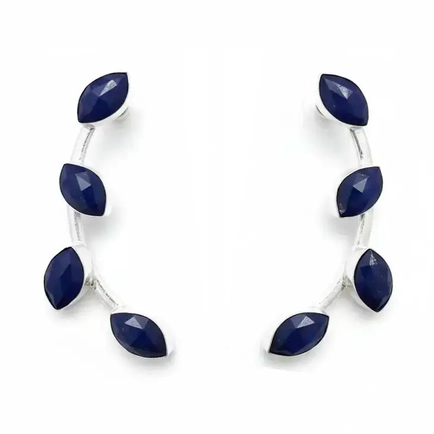 Pendientes Aura Ed. Limitada Plata Azul Lapis