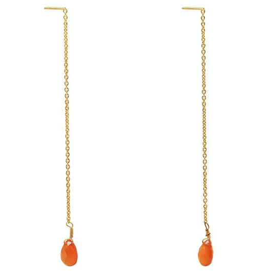 Pendientes Cadena Iconic Naranja