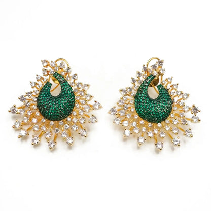 Pendientes Eclat Shine Verde