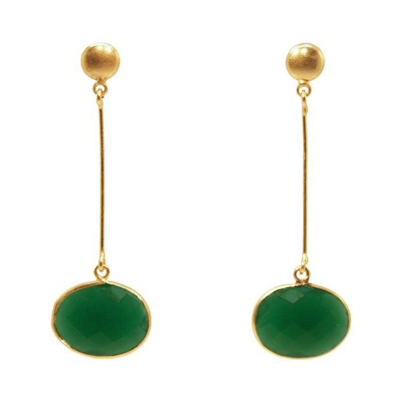 Pendientes Newton Verde