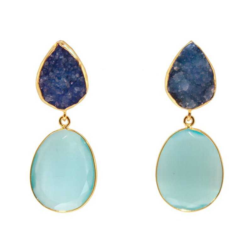 Pendientes Sabatini Azules