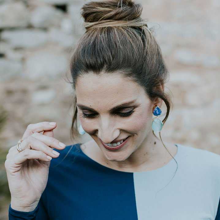 Pendientes Sabatini Azules