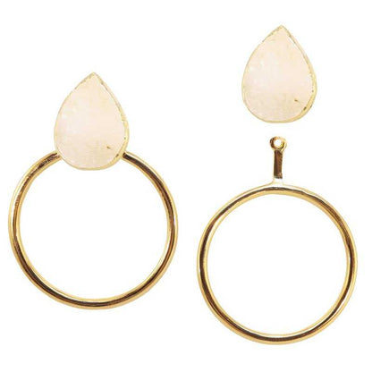 Pendientes Diwa Desmontable Blanco