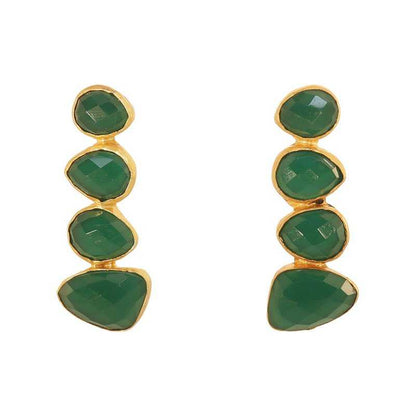 Pendientes Zen Verde