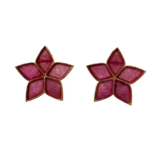 Pendientes Abelia Ed. Limitada Burdeos