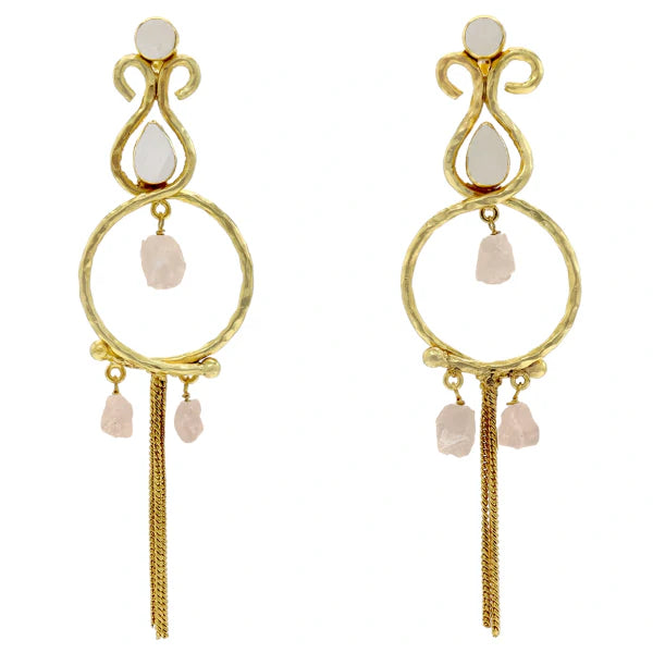 Pendientes Anelia Ed. Limitada Piedra Lunar