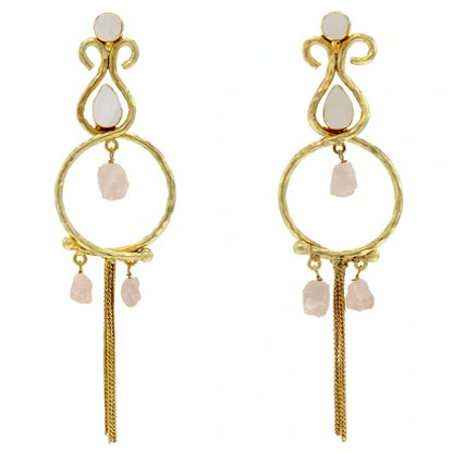 Pendientes Anelia Ed. Limitada Piedra Lunar