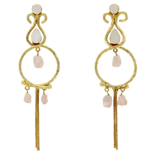 Pendientes Anelia Ed. Limitada Piedra Lunar