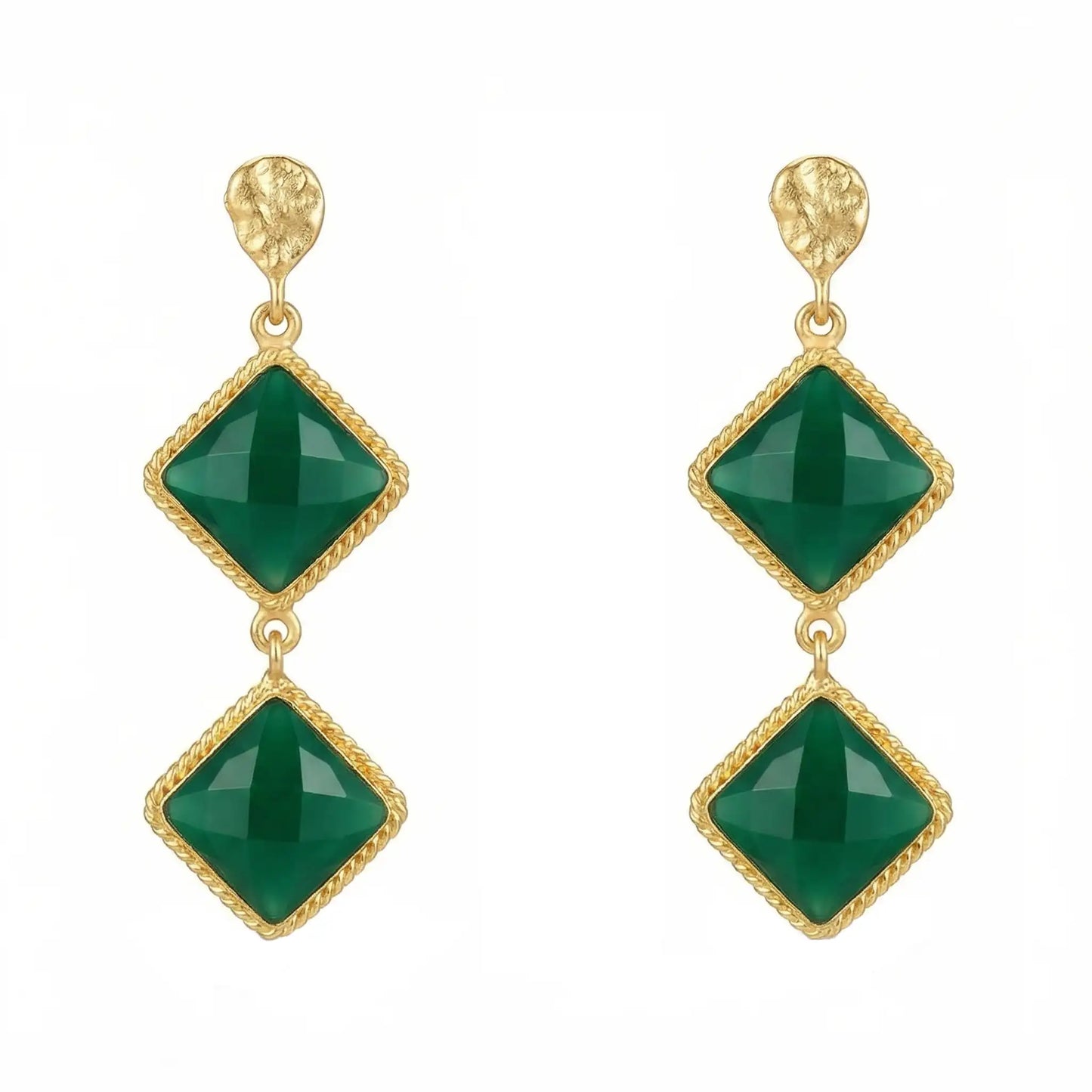 Pendientes Areu Ed. Limitada Verde