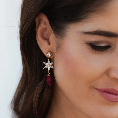 Pendientes Astra Shine y Rubí