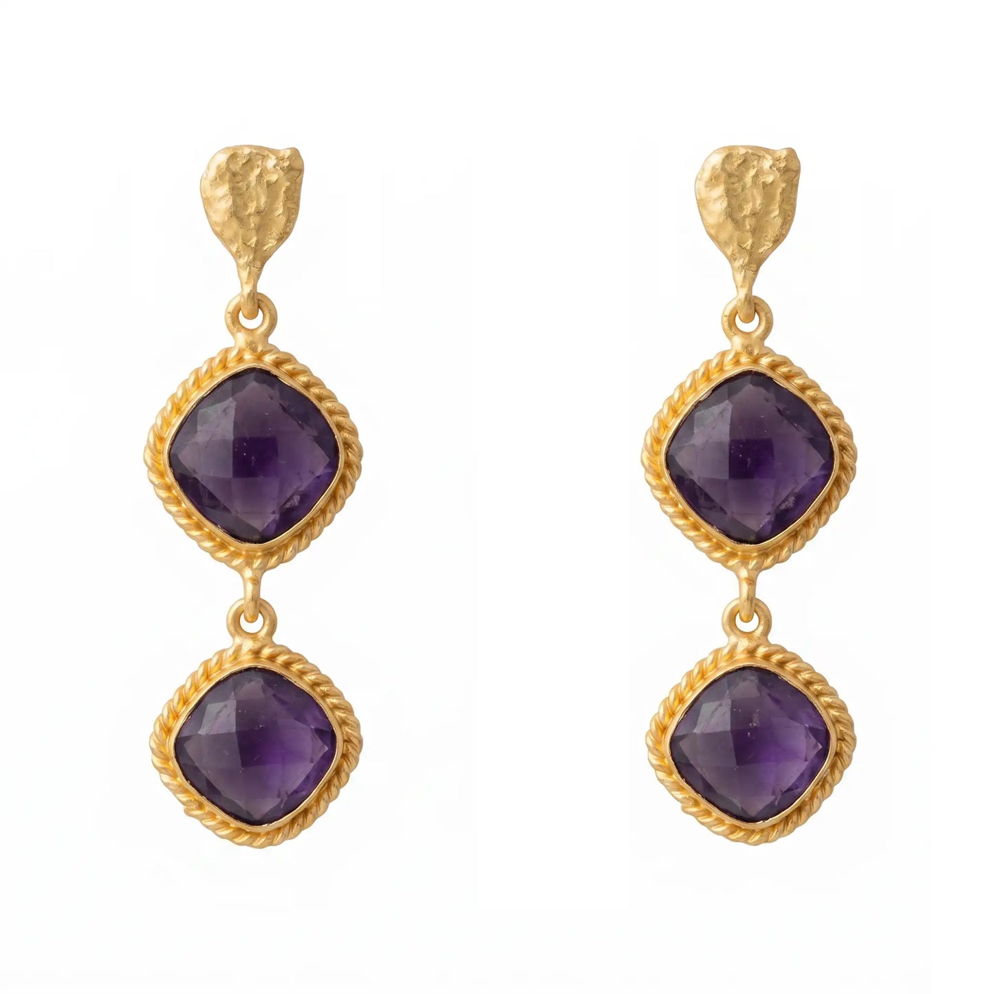 Pendientes Auregui Ed. Limitada Morado