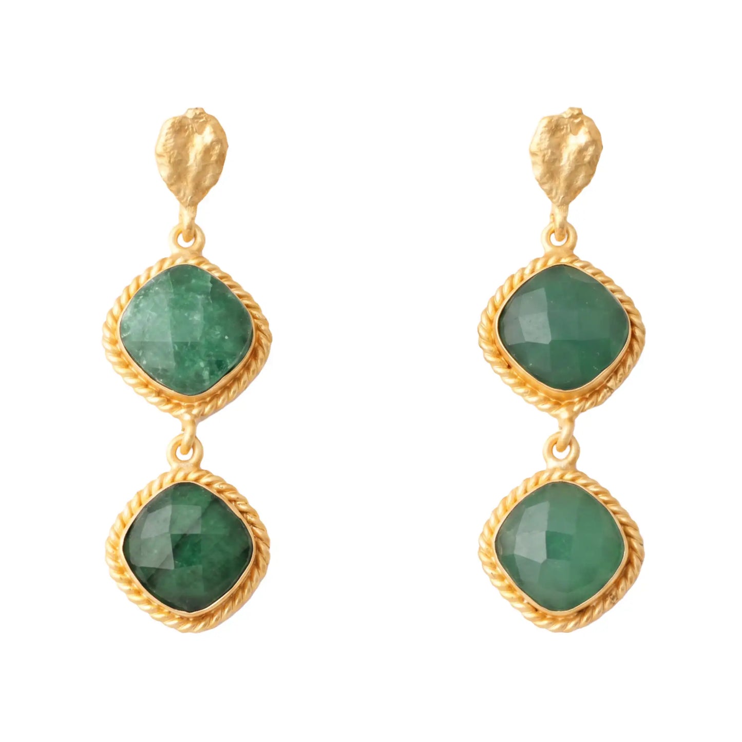 Pendientes Auregui Ed. Limitada Verde