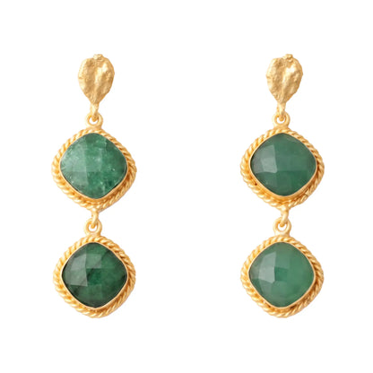 Pendientes Auregui Ed. Limitada Verde