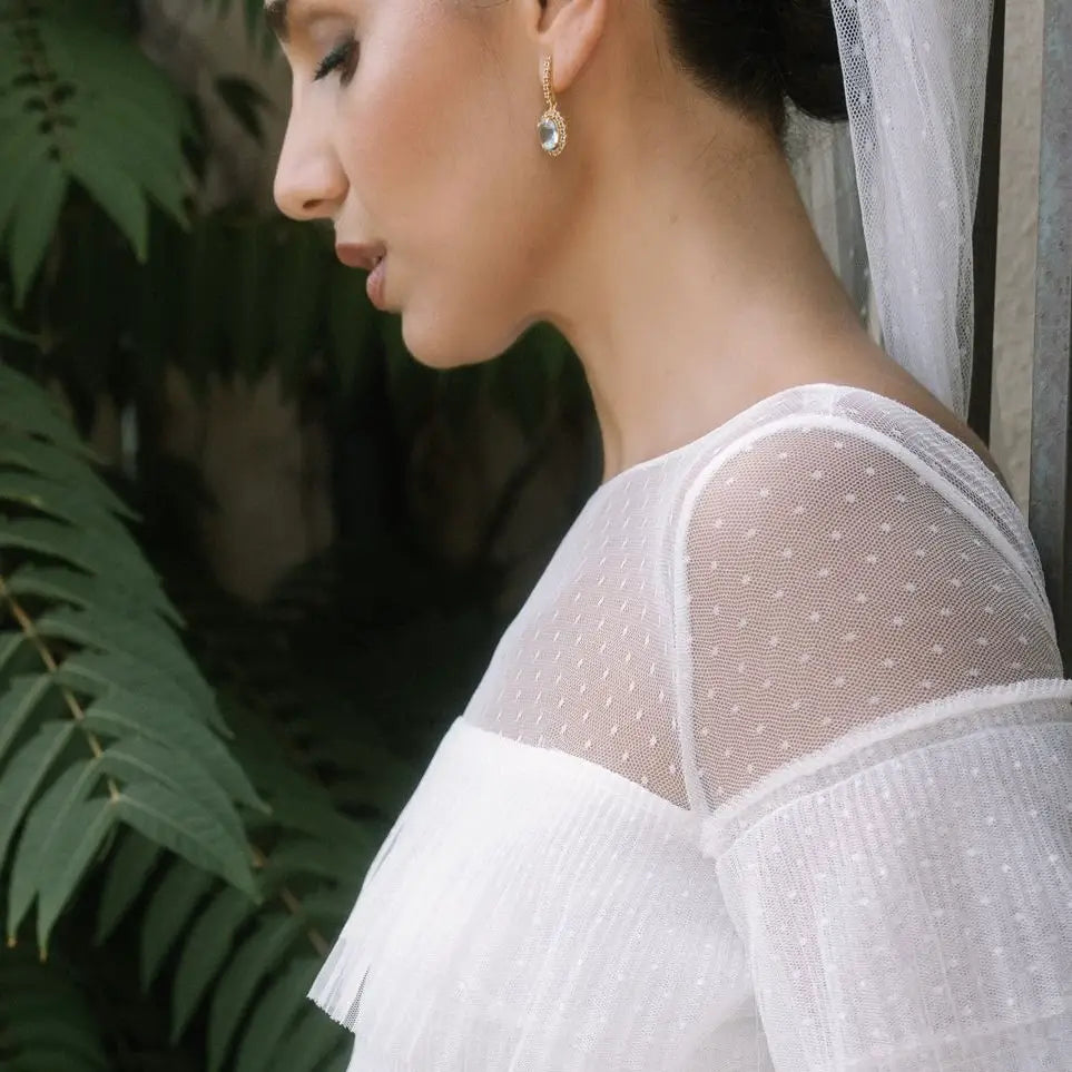 Aquamarine Breeze Earrings