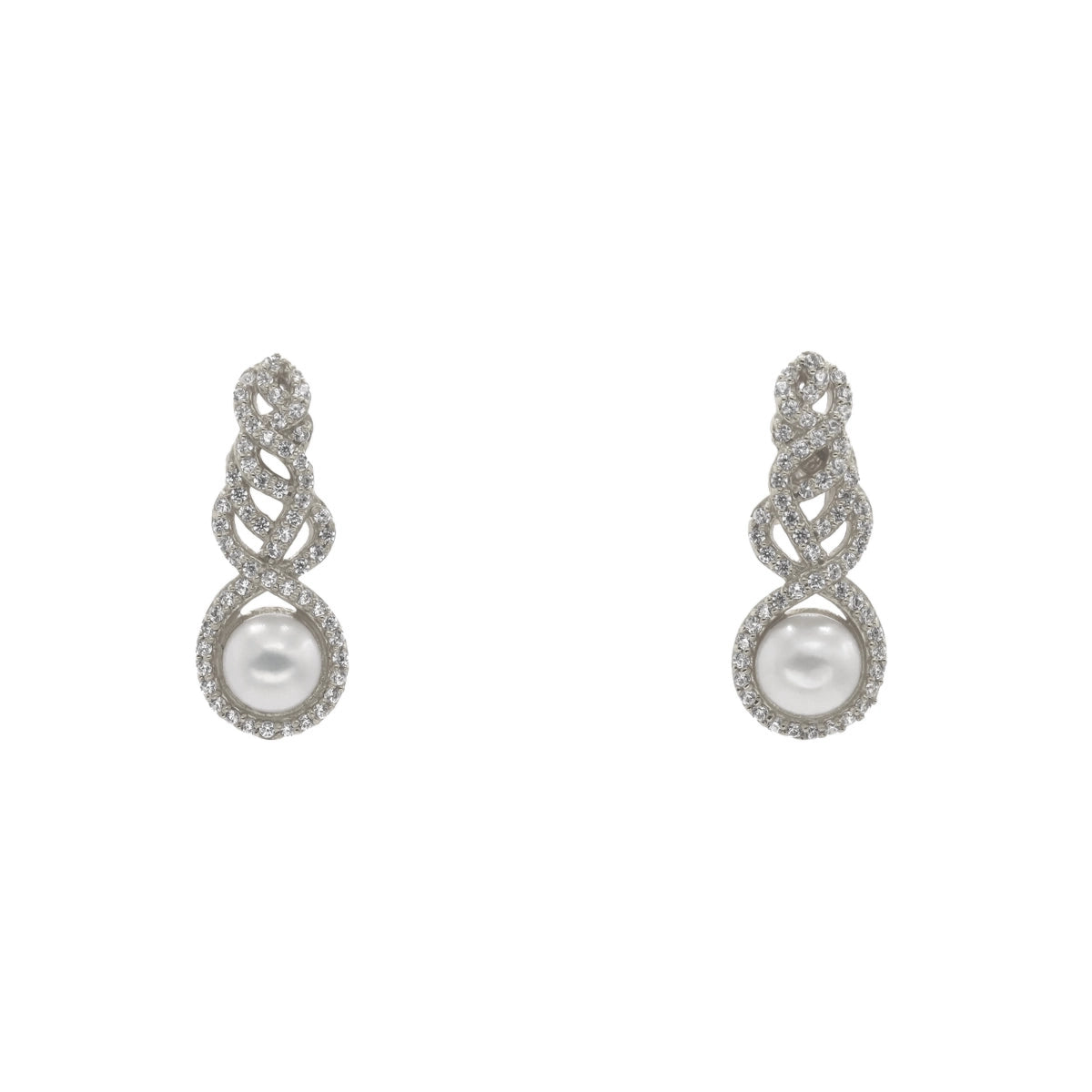 Pendientes Celestial Plata Shine Perla