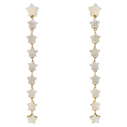 Pendientes Constella Blanco nácar