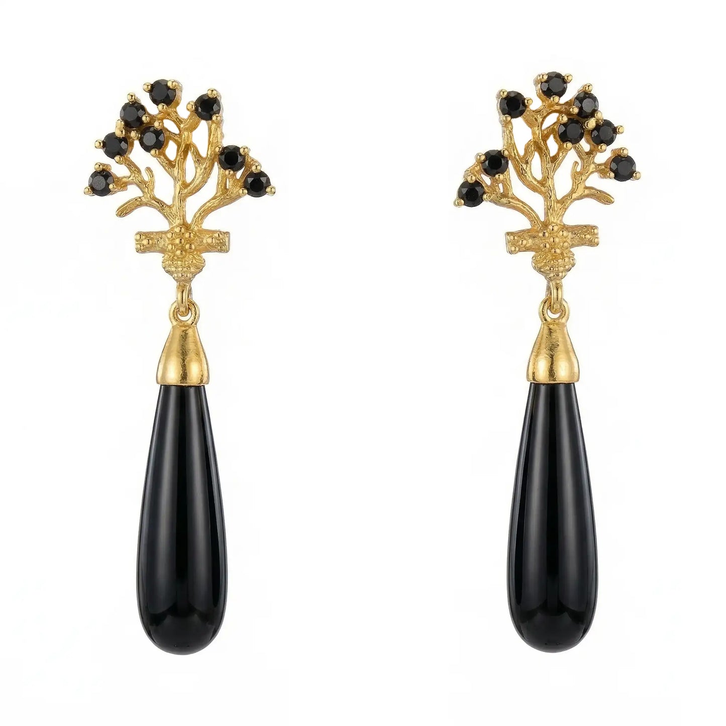 Pendientes Copla Negro