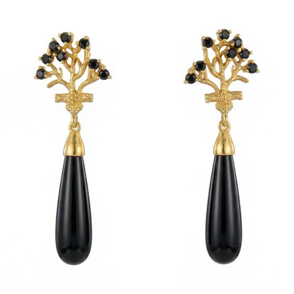 Pendientes Copla Negro