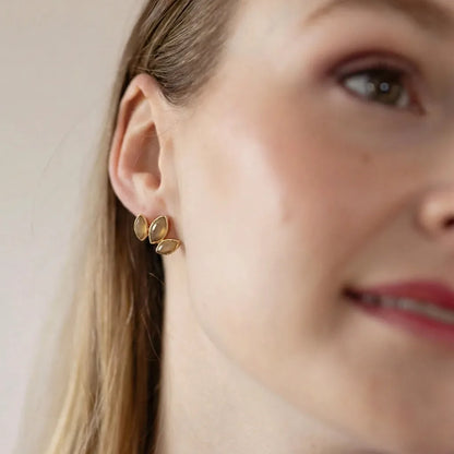 Pendientes Daisy Big Ed. Limitada Marrón