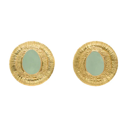 Pendientes Égeon Ed. Limitada Verde Agua