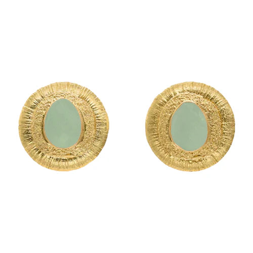 Pendientes Égeon Ed. Limitada Verde Agua