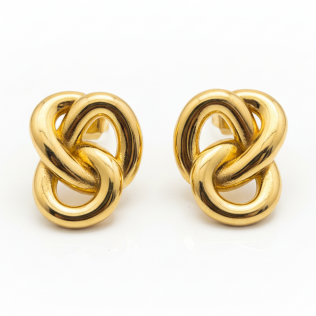 Pendientes Entrelazado