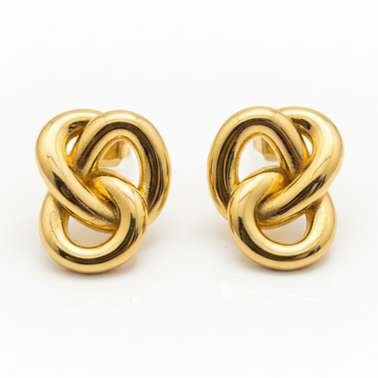 Pendientes Entrelazado