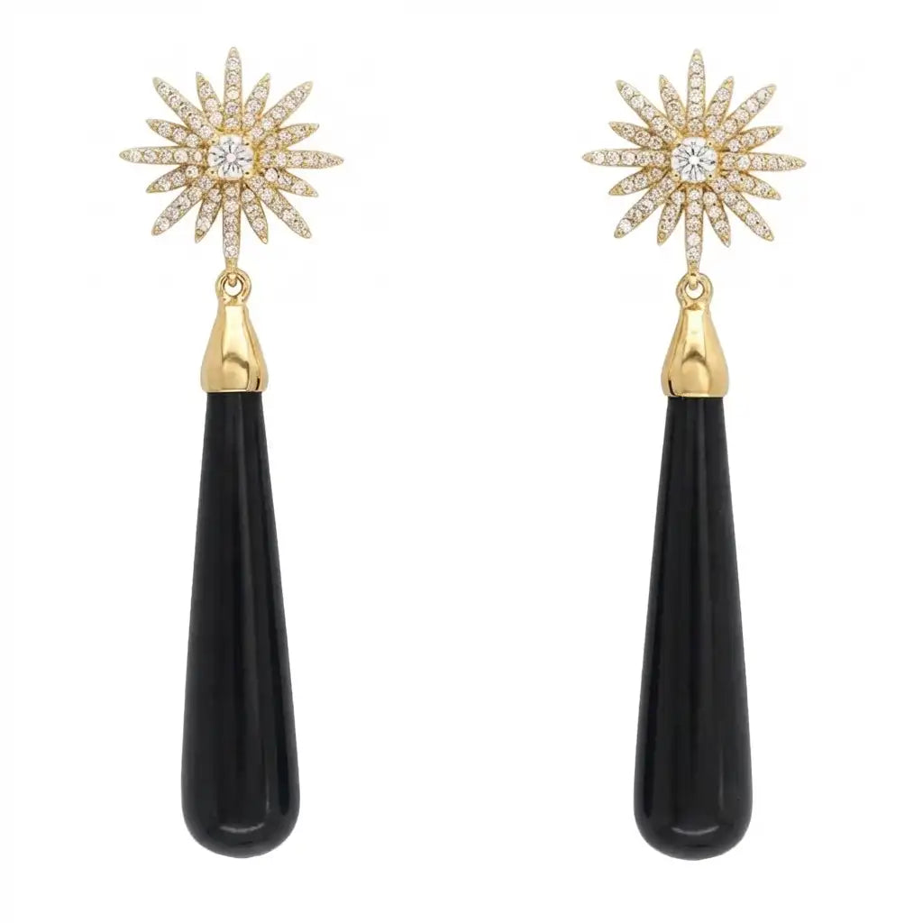 Pendientes Estrella Andaluza S Negro