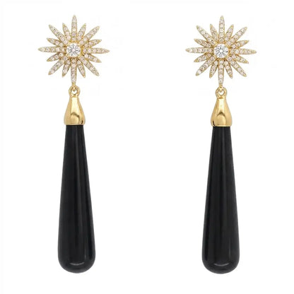 Pendientes Estrella Andaluza S Negro