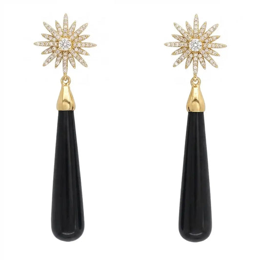 Pendientes Estrella Andaluza S Negro