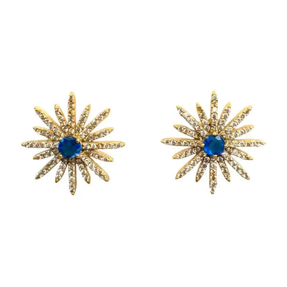 Blue Shine Polar Star Earrings