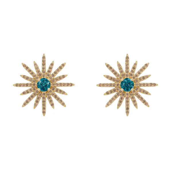 Pendientes Estrella Polar Ed. Limitada Azul y Beige