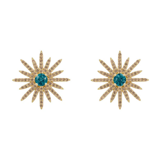 Pendientes Estrella Polar Ed. Limitada Azul y Beige