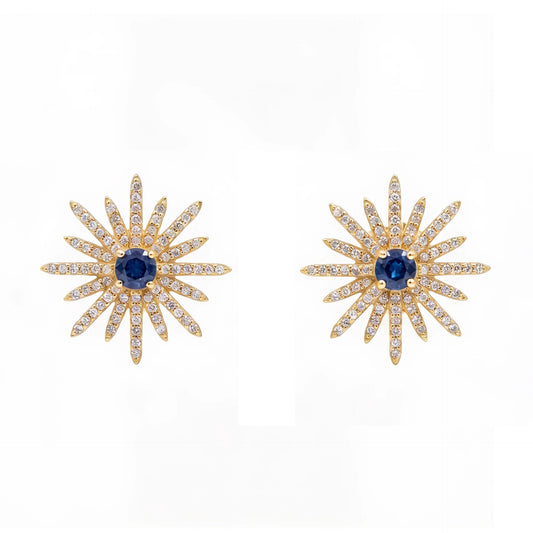Pendientes Estrella Polar Ed. Limitada Azul y Beige