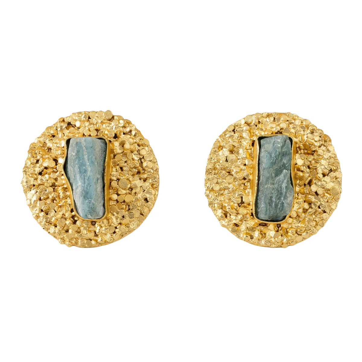 Pendientes Evora Verde Agua Amazonita