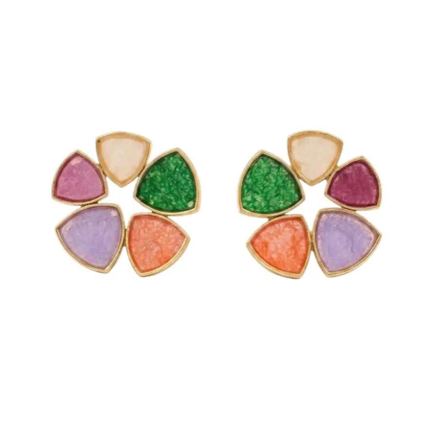 Pendientes Flor Batres Ed. Limitada Multicolor