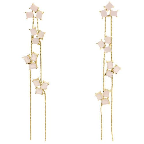 Pendientes Florescer Deluxe Ed. Limitada Rosa Claro