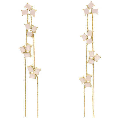 Pendientes Florescer Deluxe Ed. Limitada Rosa Claro
