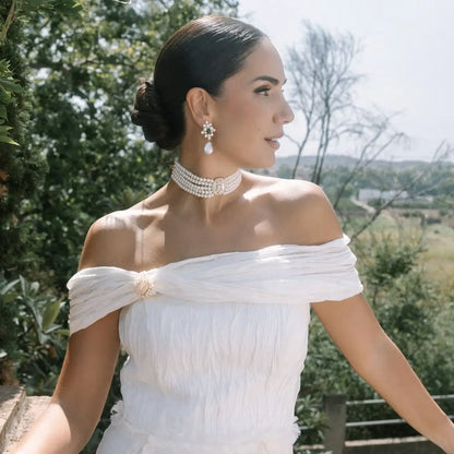 Choker Vintage Selin Perlas
