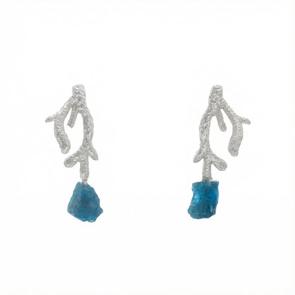 Pendientes Gobiidae Desmontable Ed. Limitada Plata Multicolor